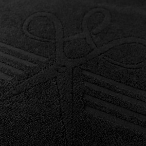 Полотенце махровое Nera 50х100 см черное. Photo 3