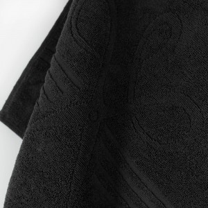 Полотенце махровое Nera 50х100 см черное. Photo 2
